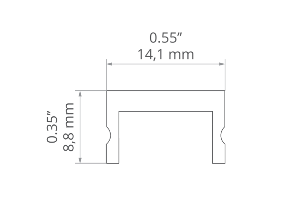 Schutz des LED-Streifens